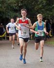 James Cripwell (Gateshead Harriers) first leg in the under-17 mens, ERRA Natioanl Athletes Road Relay.